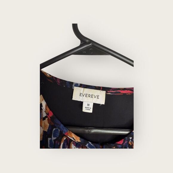 Evereve Stelle Abstract Blouse Top Size Medium - Picture 6 of 7